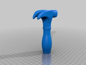 juguete de martillo la construcción los juguetes 3d print model - Mito3D