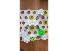gravitrax stein mit zielloch schr&aumlge toys games goal raziel 3d print model - Mito3D