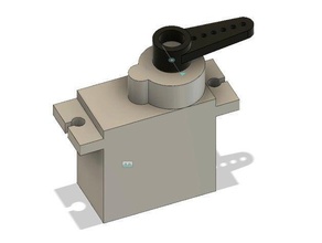 servo mg90s Robotik 3d print model - Mito3D