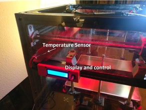 Imprimante 3d boîtier température de l'air régulation du système pièces 3d print model - Mito3D