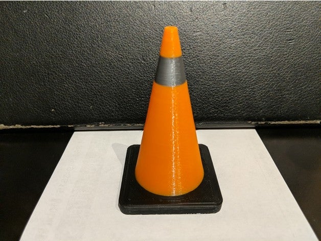 traffic cone 3 color other multicolor palette2 prusa safety 3D print model - Mito3D