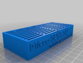 micro sd card holder 3d printer accessories 3d print model - Mito3D