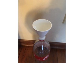 vented funnel 2 liter coke bottle household shop tool 3d print model - Mito3D