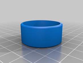 my customized parametric dust cap bearing parts 3d print model - Mito3D