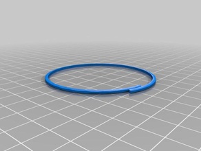 bracelet v2 les bracelets cool simple de turbulence poignet 3d print model - Mito3D