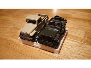 164 scale diecast Fahrzeug-display-block hobby hot wheels matchbox 3d print model - Mito3D