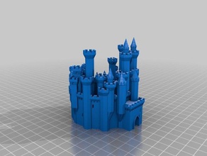 my customized castle generator+9-9-9- buildings structures 3d print model - Mito3D