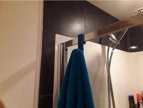 serviette de douche crochet salle bain 3d print model - Mito3D