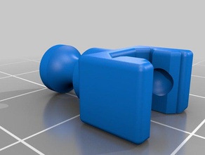 knex preto clipe construção brinquedos 3d print model - Mito3D