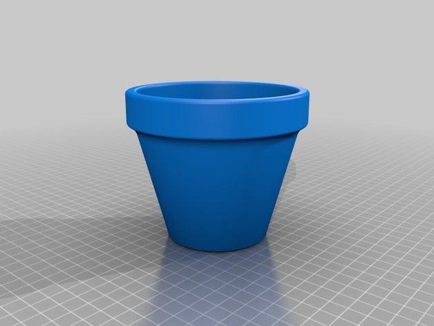 terracotta pot decor 3D print model - Mito3D