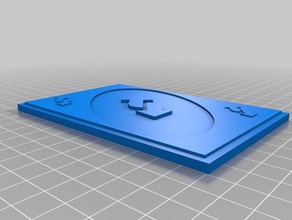 inverse uno carte 3d l'impression 3d print model - Mito3D