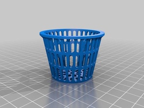 parametrico basket i contenitori aquaponics l'acquario openscad 3d print model - Mito3D