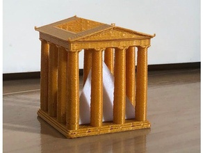 pyranthenon bulmaca parthenon piramit tapınak oyuncak acaba 3d print model - Mito3D