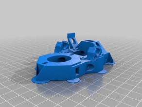 improved huxley carriage parts 3d printer duo reprap reprappro 3d print model - Mito3D