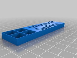 ms superficie portachiavi 3d print model - Mito3D
