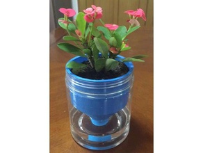 self watering flowerpot diy 3d print model - Mito3D