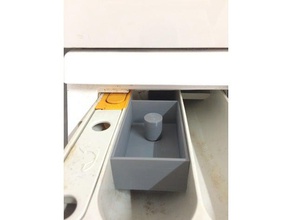 jabón líquido de sifón lavadoras miele reemplazo partes lavadora carga frontal 3d print model - Mito3D