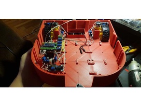 robô aspirador de pó modular engenharia 3d sistemas modulares 3d print model - Mito3D