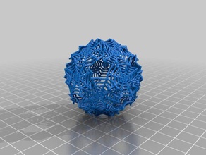 ragnatela palla sculture 3d print model - Mito3D