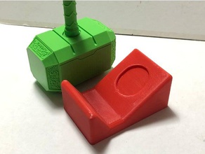 thor mjolnir pen stand other 3d print model - Mito3D