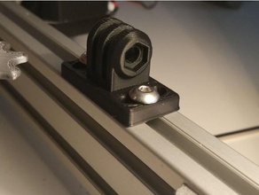 camera extrusion mount 3d printer accessories 2020 2040 gopro vslot 3d print model - Mito3D