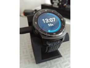 lg watch stand eletrônica 3d print model - Mito3D