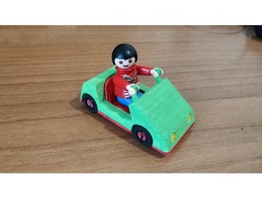 playmobil çocuklar mini araba oyuncak oyun aksesuarlar 3d print model - Mito3D