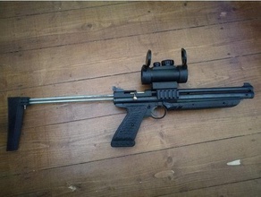crosman 1377 Lager, picatinny-schiene hobby faltbar gun pellet pellet-Gewehr Gewehr Schulter 3d print model - Mito3D