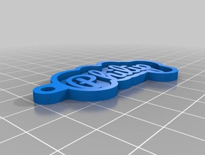 philip anahtar kişisel adınızı zinciri özelleştirilmiş Anahtarlık 3d print model - Mito3D