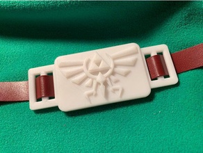 la leyenda de zelda cinturón bucle accesorios 3d print model - Mito3D