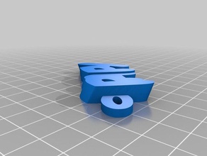 özelleştirilmiş iamburnys benim v2papy Anahtarlık 3d print model - Mito3D