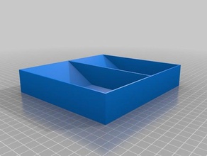 my customized board game component tray2 piece games 3d print model - Mito3D