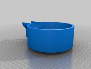 shave bowl handle brush rest bathroom 3d print model - Mito3D