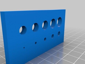 hole calibration 1-10mm 3d printing tests test printer 3d print model - Mito3D