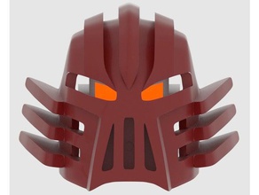 kanohi jutlin great mask corruption un-shapeshifted construction toys antroz bionicle lego compatible makuta 3d print model - Mito3D