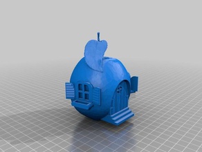 house petronella apfelmus toy game accessories apple witch 3d print model - Mito3D