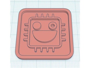 tinker consiglio di logo, la catena chiave del foro i segni loghi 3d print model - Mito3D