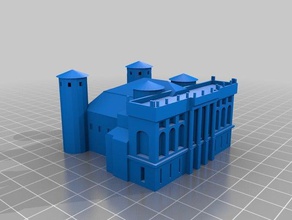 palazzo madama di torino 3d impressão a piazza castello turim 3d print model - Mito3D