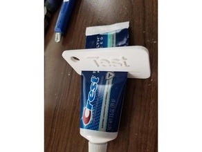 customizable toothpaste squeezer bathroom roller 3d print model - Mito3D