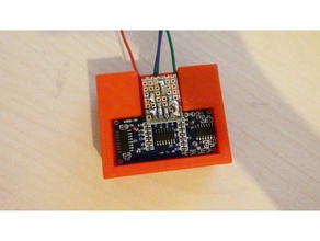 ultrasonic sensor holder electronics arduino raspberry pi 3d print model - Mito3D