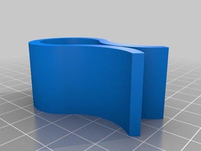 curve bag clip household supplies chip easy potato 3d print model - Mito3D