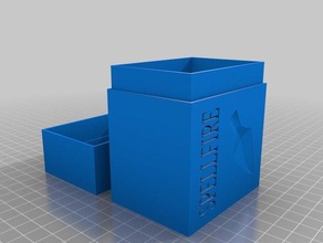 spellfire deck box games 3d print model - Mito3D
