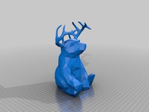 more beer art bear deer drink 3d print model - Mito3D