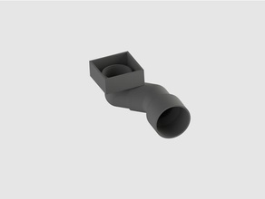 di scarico-tubo adattatore anycubic fotone 3d la stampante accessori filtro dell'aria commodore condotto scarico ventilatore della ventola flessibile l'olfatto puzzolente 3d print model - Mito3D