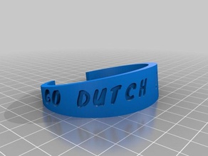 mon bracelet personnalisé bracelets 3d print model - Mito3D