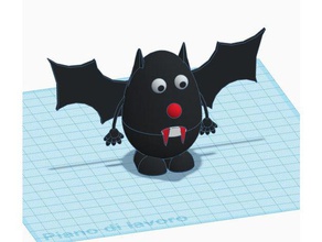 easter bat egg models eggs 3d print model - Mito3D