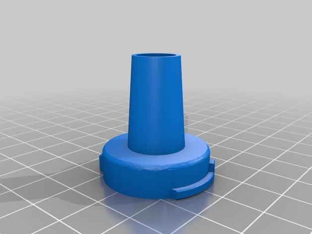 crafty mächtigen 14mm adapter Küche Essen 18mm bong hausgemachte vaporizer mighty storz bickel 3D print model - Mito3D