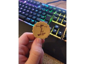 makers coin coins badges makerscoin 3d print model - Mito3D