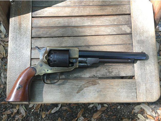black powder revolver prop props america american history civil war cosplay costume fullscale fullsize gun guns lifesize scale model 3D print model - Mito3D