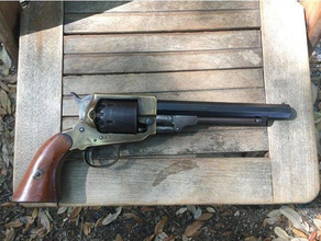 polvere nera revolver prop oggetti di scena america storia americana la guerra civile cosplay costume portata massima fullsize pistola pistole lifesize modello in scala 3d print model - Mito3D